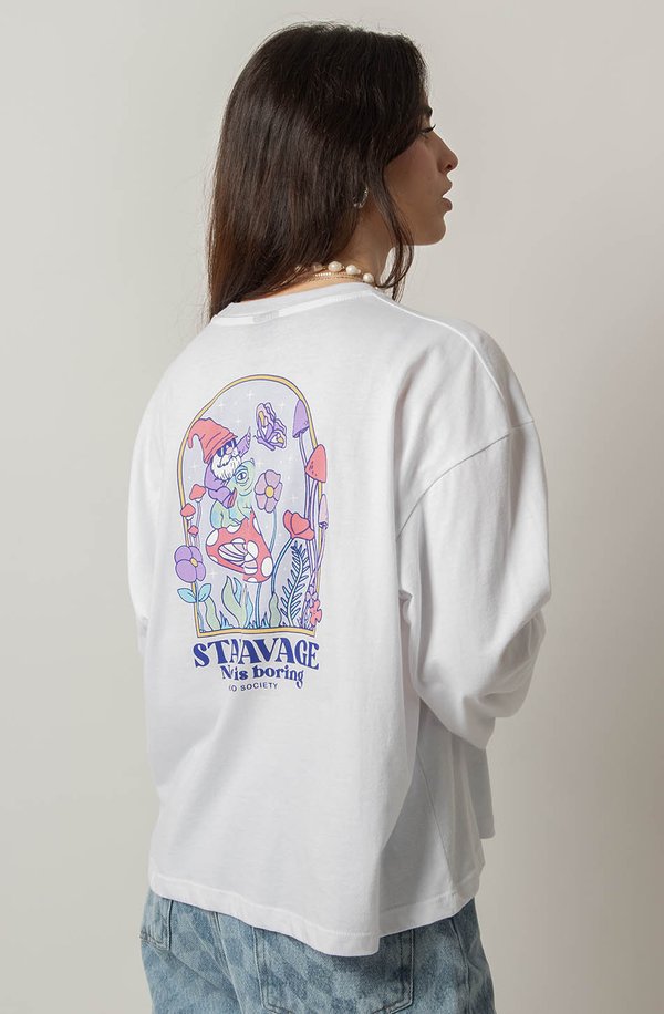 STAY SAVAGE UNISEX - Long sleeved top3