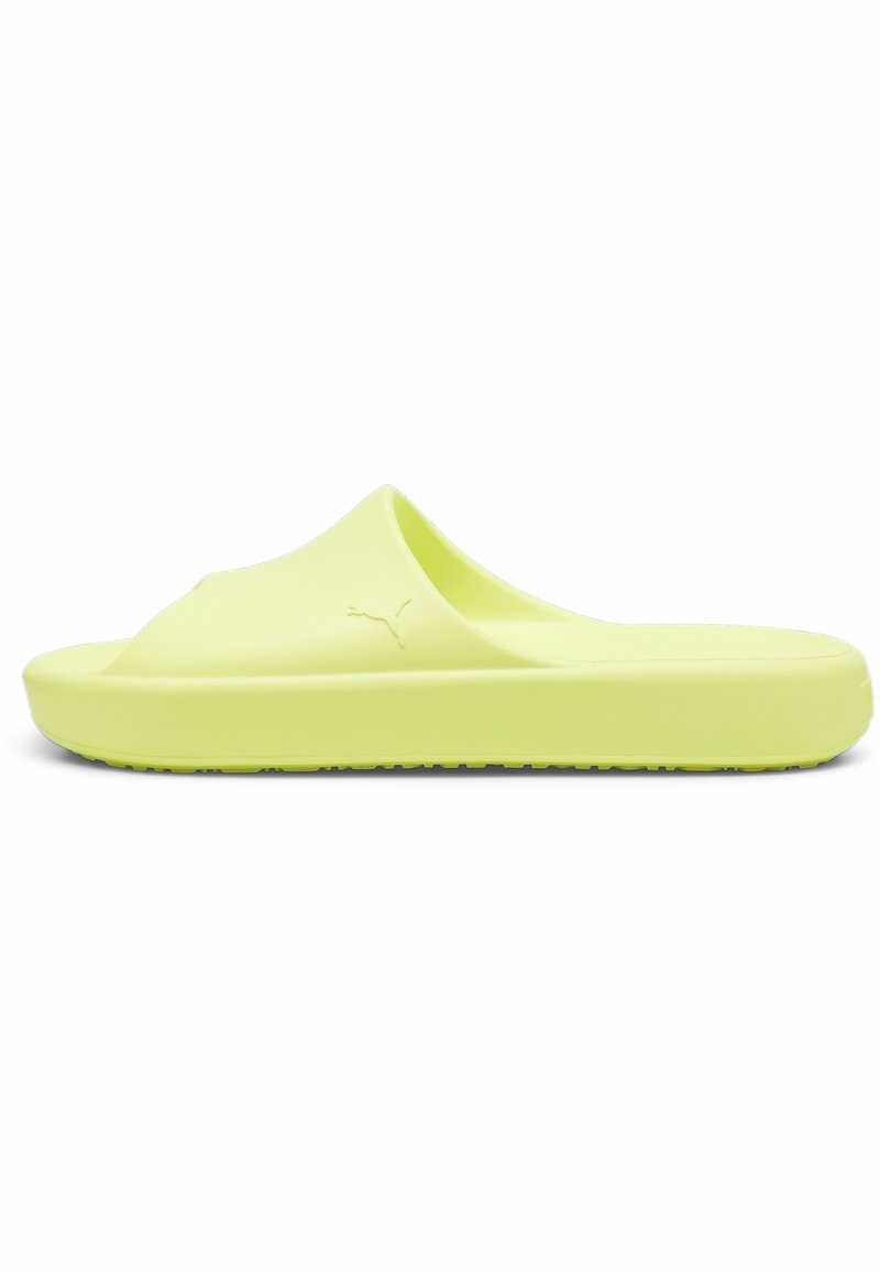 Puma SHIBUI CAT UNISEX - Chanclas de baño - lime sheen