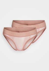 Triumph TEMPTING SHEER HIGHLEG 2 PACK - Īsās apakšbikses - toasted almond