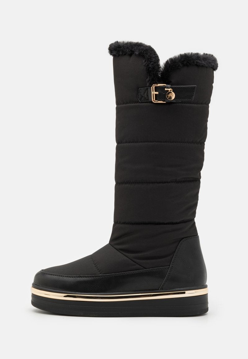 Anna Field Botas con plataforma - black