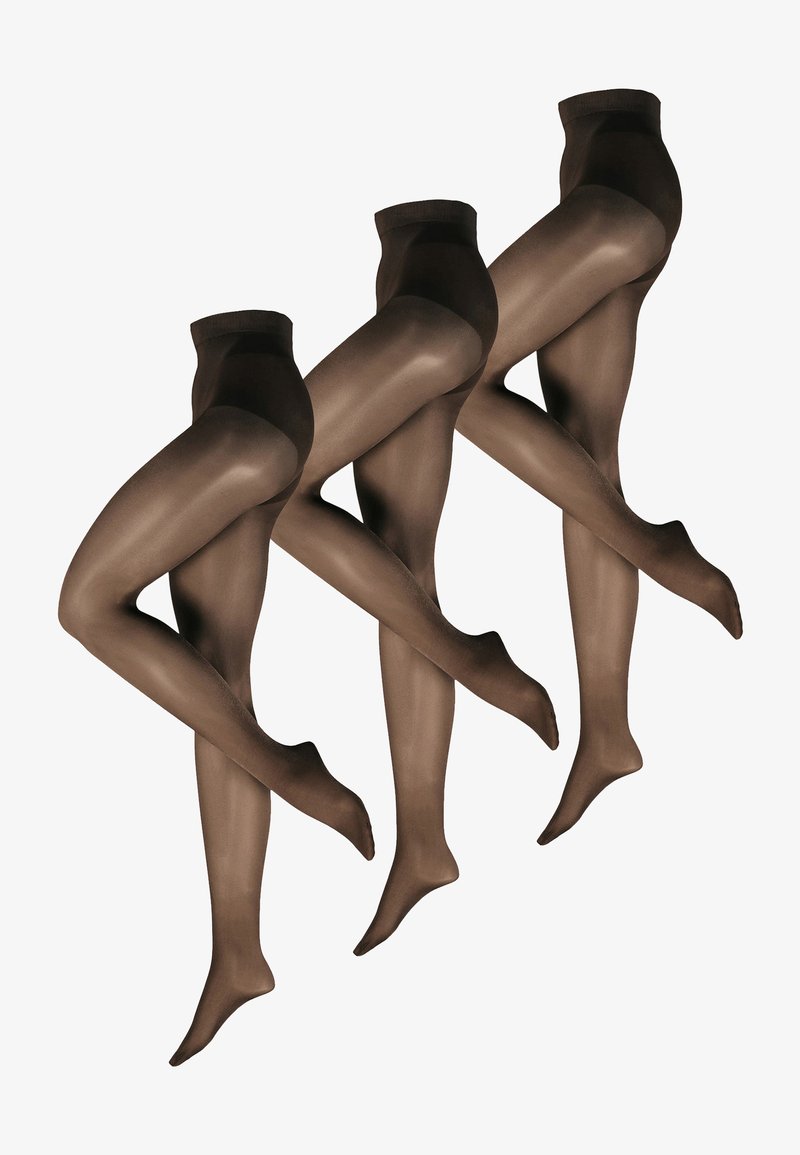 NUR DIE 3 PACK FIGURA 25 DEN - Medias - schwarz