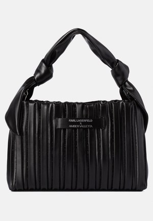 KL X AMBER VALLETTA PLEATED CLUTCH - Psaníčko - black