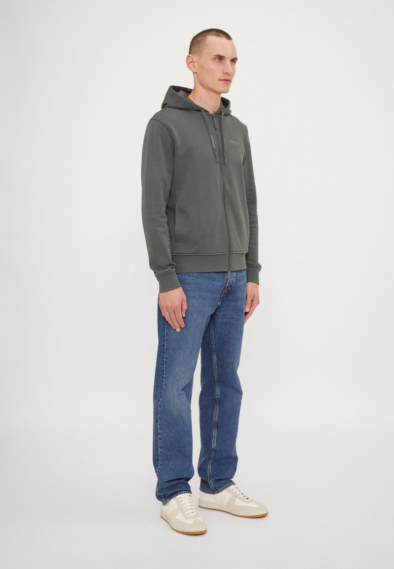Armani Exchange FELPA - Mikina so zipsom - urban chic/granite