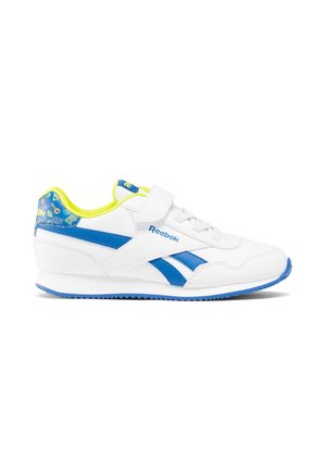 LOW NON ROYAL JOGGER - Zapatillas de entrenamiento - white vector blue acid yellow