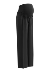 JoJo Maman Bébé - CREPE WIDE LEG WITH ELASTICATED WAISTBA - Bukser - black Miniaturebillede 1