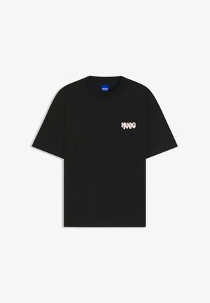 HUGO, NIEROS - T-shirt imprimé - black one
