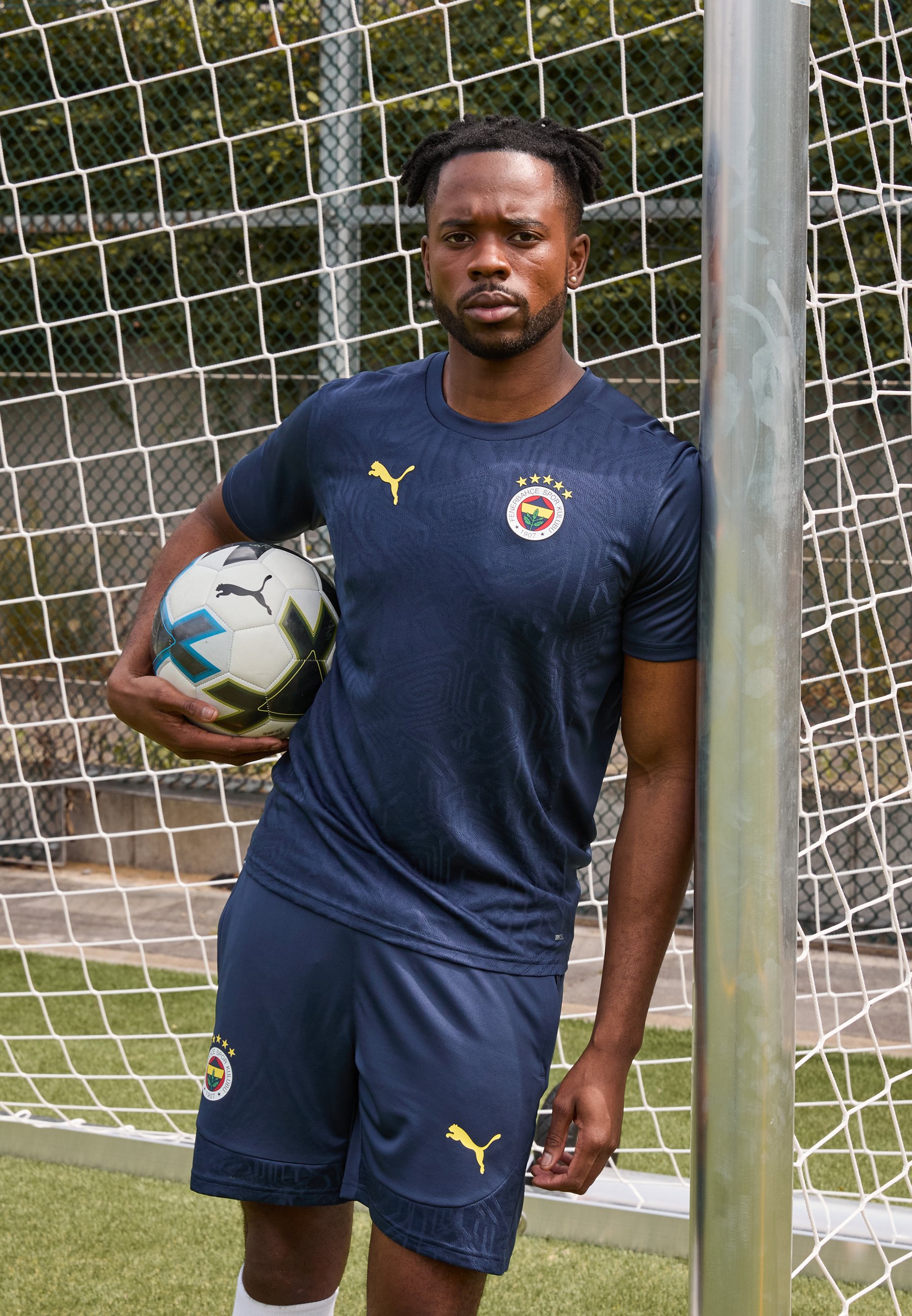 Puma FENERBAHCE ISTANBUL TRAINING - Equipación de clubes - club navy/speed  yellow/azul - Zalando.es