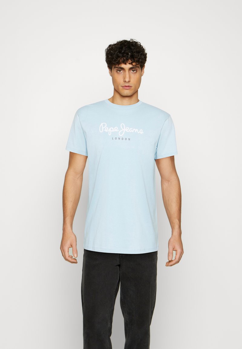 Pepe Jeans EGGO - T-shirt estampada - dazed blue