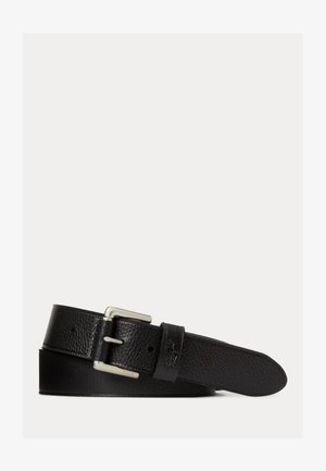 Polo Ralph Lauren, SIGNATURE PONY LEATHER BELT - Cinturón - black