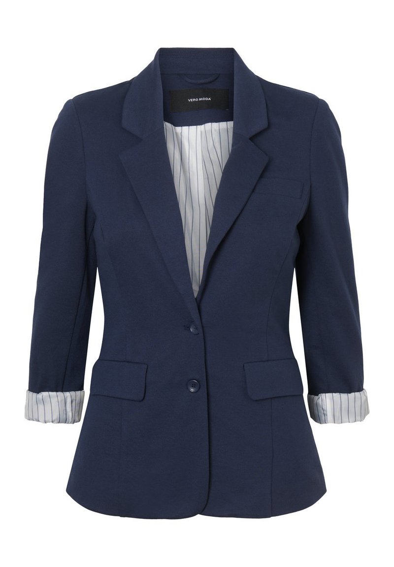 Giacca Blazer Blu Navy Donna Trendyol - Regular Fit, Poliestere Ed Elastan - Foto 3