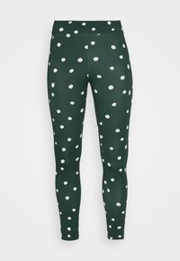 Não selecionado, green snowflakes 