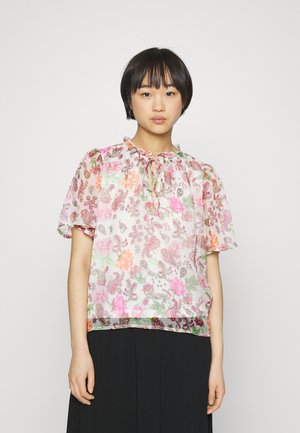 Vero Moda Petite VMSILO  - T-shirt imprimé - birch/silo