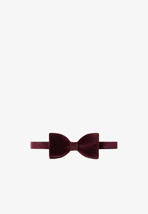 Hackett London, HACKETT LONDON BOW TIE SR VELV PRETID BOWTIE - Fliege - wine purple