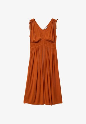 Cache Cache, CACHE CACHE CACHE CACHE MIDI-KLEID, ÄRMELLOS MIT DEKOLLETÉ - Jurk - orange foncé