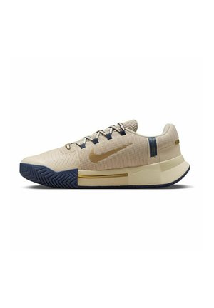 Nike Performance ZOOM GP CHALLENGE PRM AC - Zapatillas de tenis para tierra batida - sanddrift metallic gold thunder blue