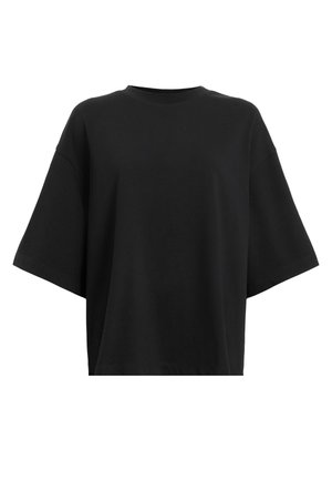 AllSaints CROCHET  - Print T-shirt - black