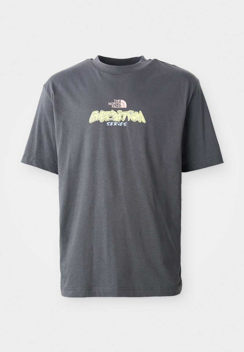 The North Face T-shirt print donkergrijs