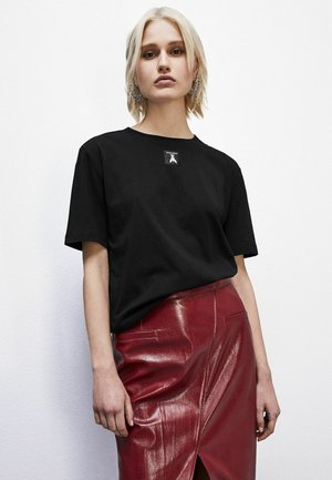 T-shirt con stampa - nero