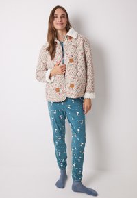 women'secret THE PEANUTS SNOOPY FLORAL - Morgonrock - pink