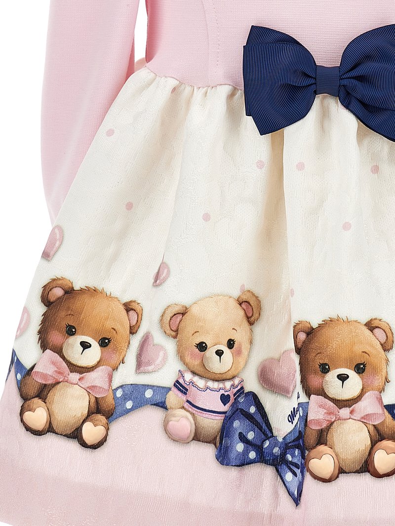 Monnalisa BABY BEAR ABITO Vestito elegante panna/fairytale