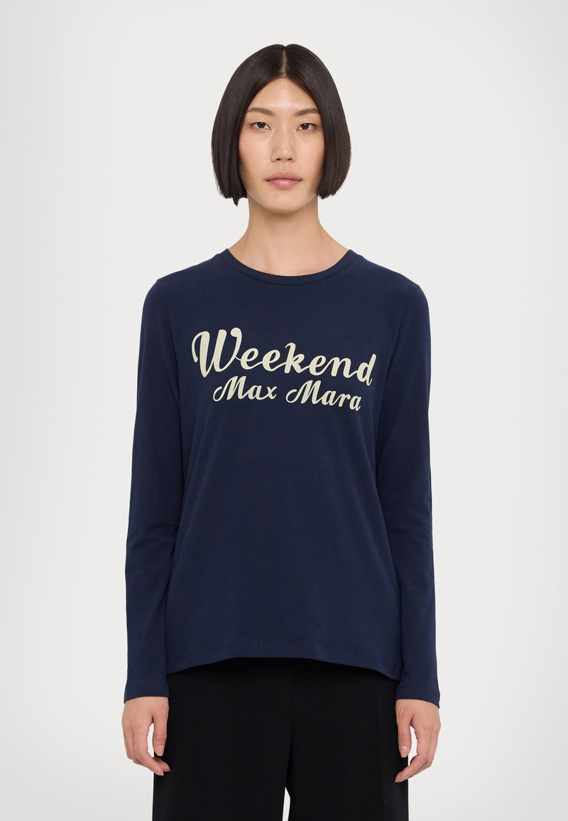 WEEKEND MaxMara QUINOA - Hosszú ujjú felső - blu