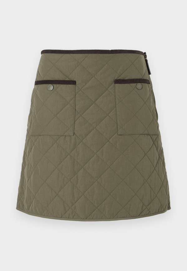 ERBA - Mini skirt - kaki2