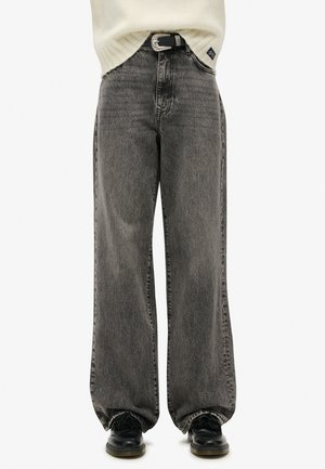 Superdry & Co, VINTAGE WIDE  - Jeans a zampa - lenox grey