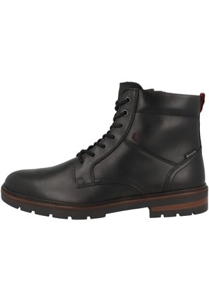 Botines con cordones - black