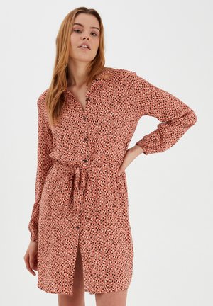 b.young BYMMJOELLA SHIRT DRESS - Hverdagskjole - etruscan red mix