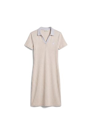 Calvin Klein Jeans, COLOR BLOCK POLO - Φόρεμα T-Shirt - vanilla heather