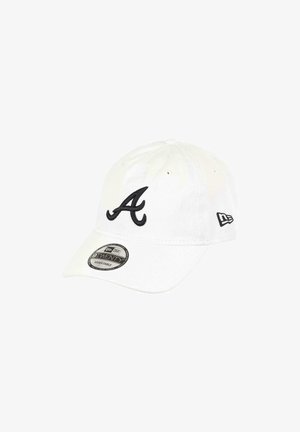 New Era ATLANTA BRAVES MLB TEAM WHITE 9TWENTY UNSTRUCTURED STRAPBACK CAP - Cap - weiss