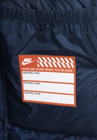 Nike Sportswear Abrigo de invierno - midnight navy obsidian midnight navy obsidian