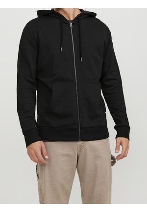 Jack & Jones Sweat zippé - black