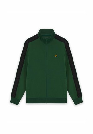 Lyle & Scott, LYLE & SCOTT MID LAYERS PADEL TAPED TRACK JACKET - Sweater met rits - z canopy green