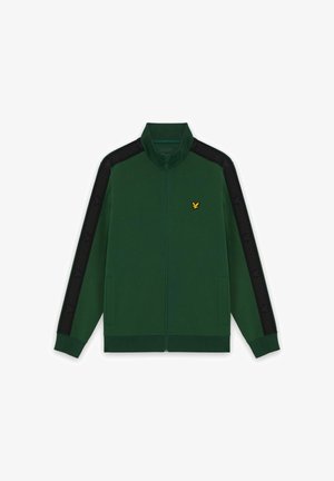 Lyle & Scott, LYLE & SCOTT MID LAYERS PADEL TAPED TRACK JACKET - Sweater met rits - z canopy green