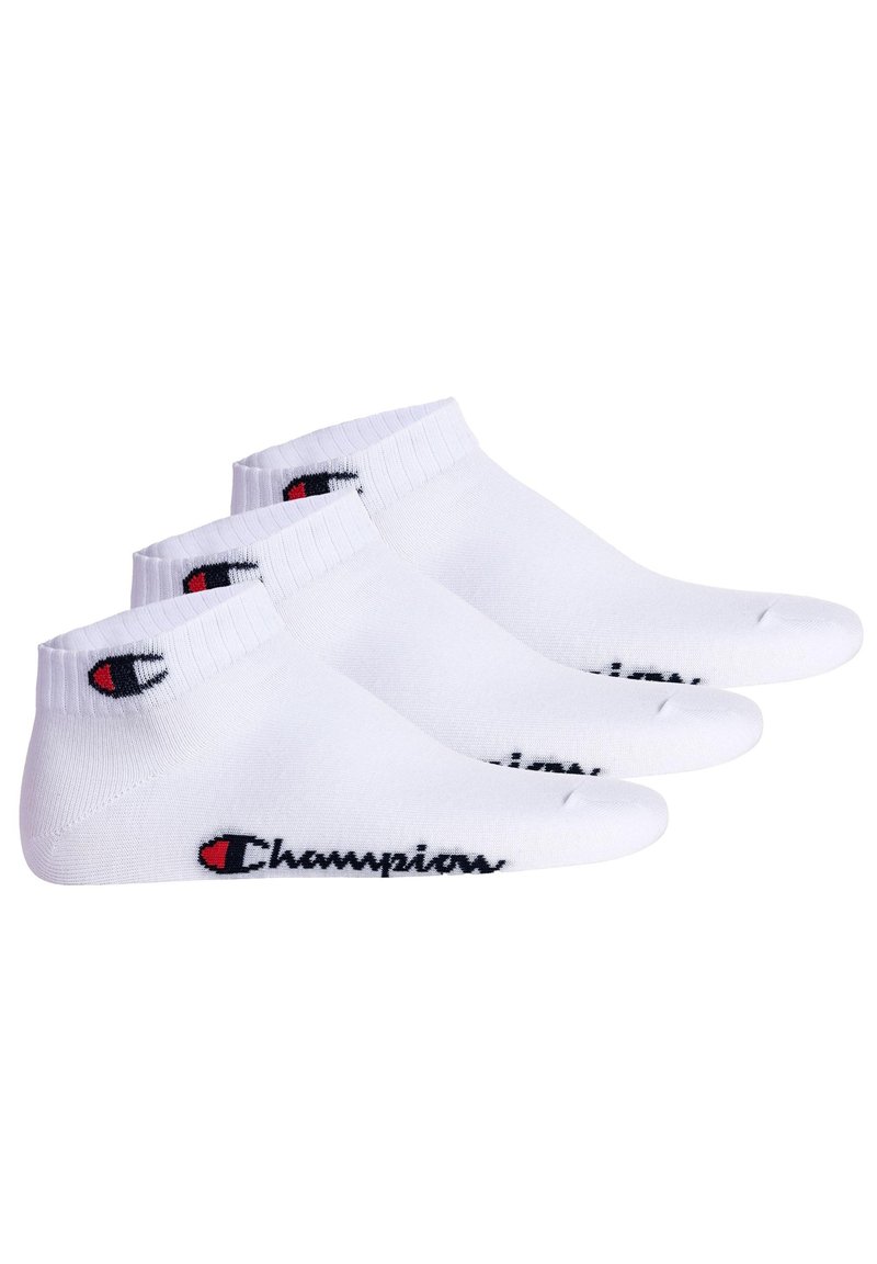 Champion UNISEX 3ER PACK-QUARTER BASIC LOGO - Socken - weiß