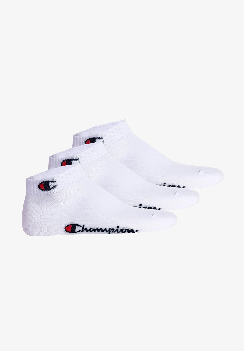 Champion UNISEX 3ER PACK-QUARTER BASIC LOGO - Socks - weiß