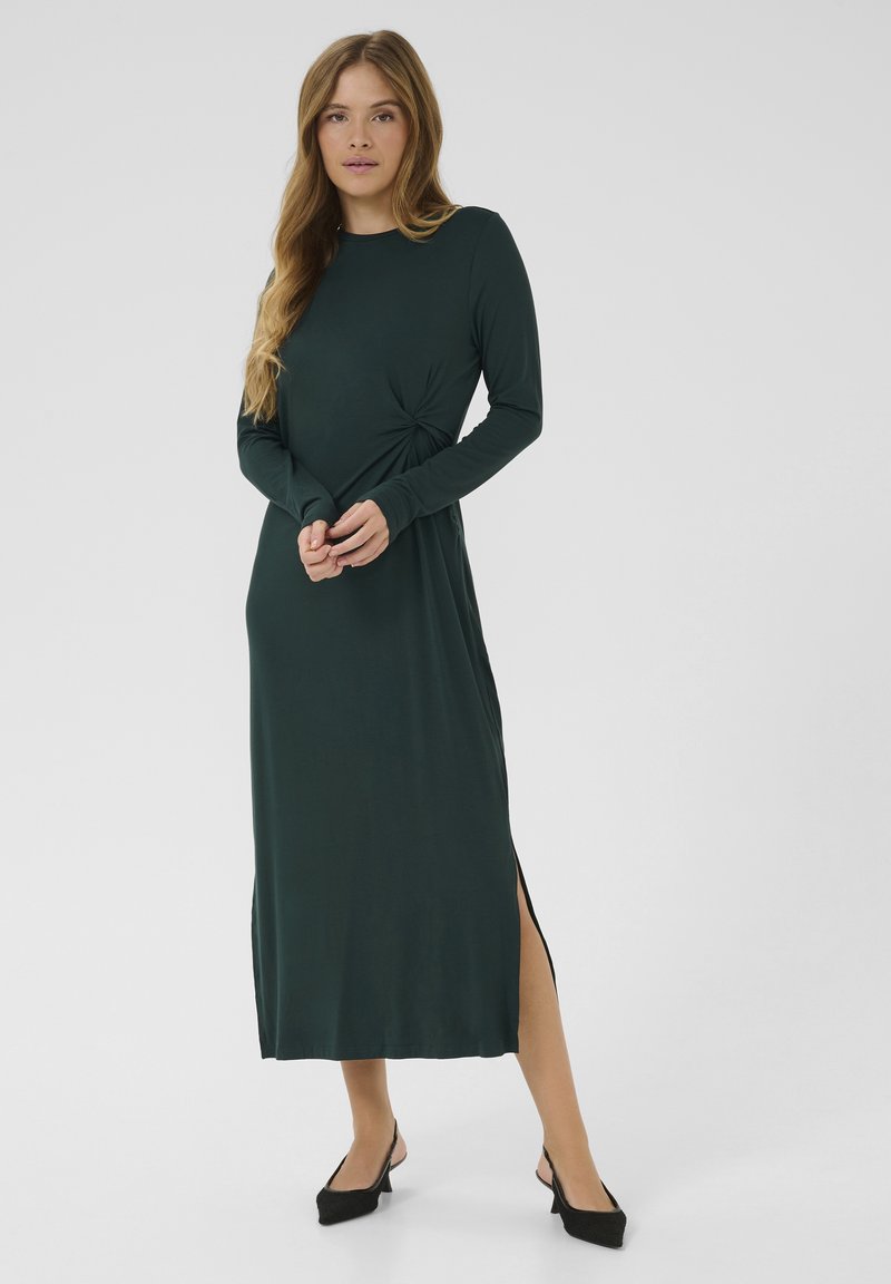 Kaffe KACHARLOTTE - Jersey dress - ponderosa pine/dark green - Zalando