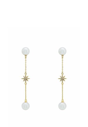 FALLING STAR PEARL DROP - Oorbellen - white