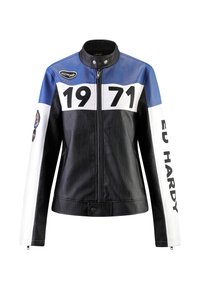 Unselected, black blue white