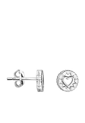 HEARTS CIRCLE - Øreringe - silver coloured