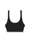 MODERN SUPPORT BRA - Športová podprsenka so strednou podporou - black