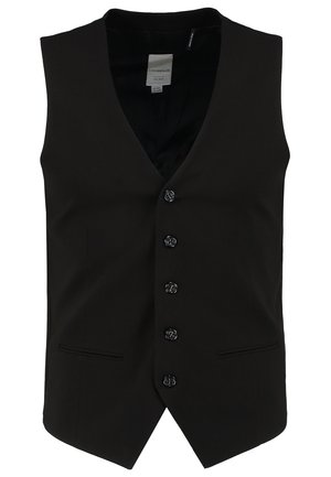 Lindbergh MENS WAISTCOAT FOR SUIT SLIM FIT - Öltönymellény - black