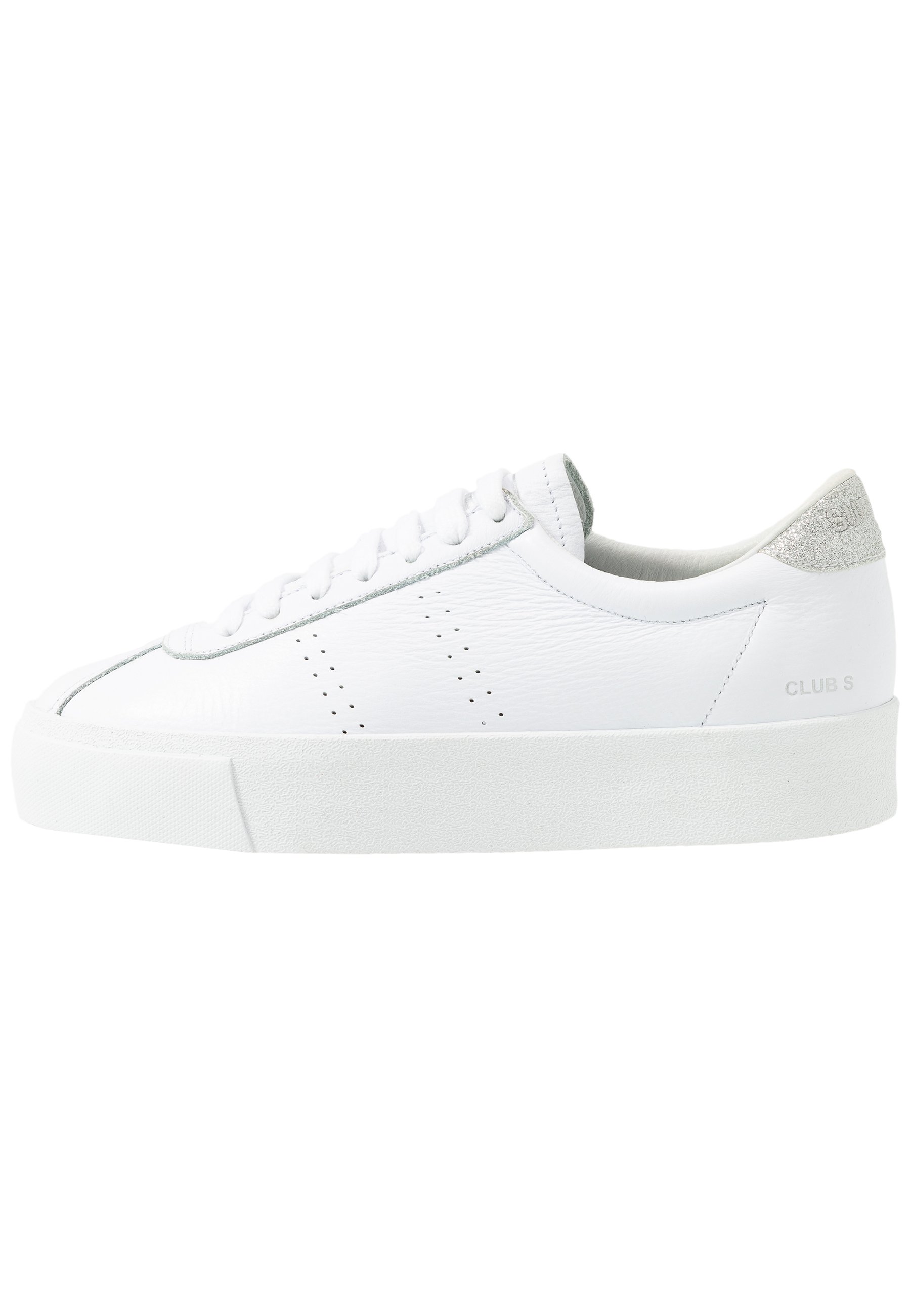 Superga 2854 CLUB 3 Joggesko whitegreysilver Zalando.no Superga 2843 Joggesko whitepink peach blush Zalando.no