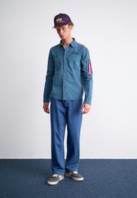 Alpha Industries AIR FORCE - Srajca - vintage marine