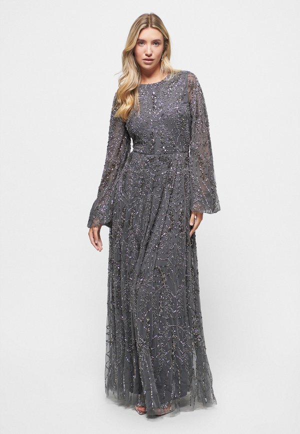 EMBELLISHED SEQUINS - Ballkleid - charcoal
