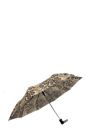 KLEINER SNOWBALL LEOPARDEN MUSTER - Schirm - braun