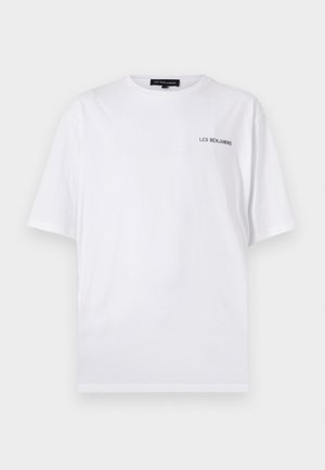 Les Benjamins OVERSIZED TEE - T-shirt imprimé - white