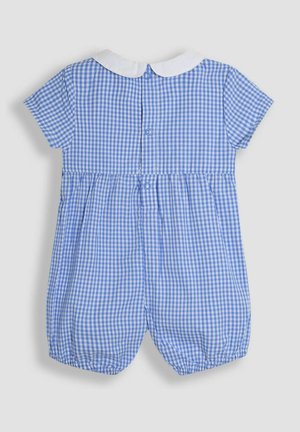 JoJo Maman Bébé REGULAR FIT - EMBROIDERED SMOCK - Mono - blue whale