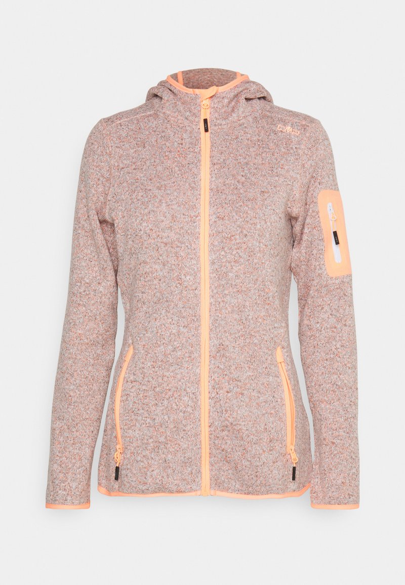 CMP Fleecejas lichtgeel gemêleerd CMP Fleecejas lichtgeel gemêleerd